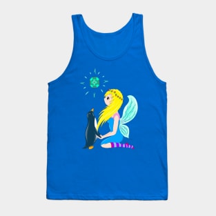 Aquamarine Crystal Fairy Tank Top